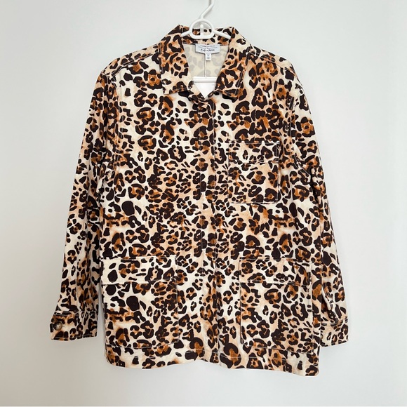 & Other Stories | Leopard Shirt Jacket - Picture 2 of 6